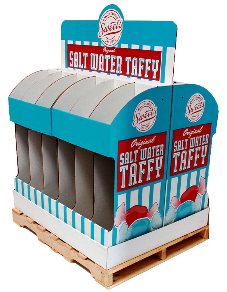 Sweets Salt Water Taffy Point of Sale Display
