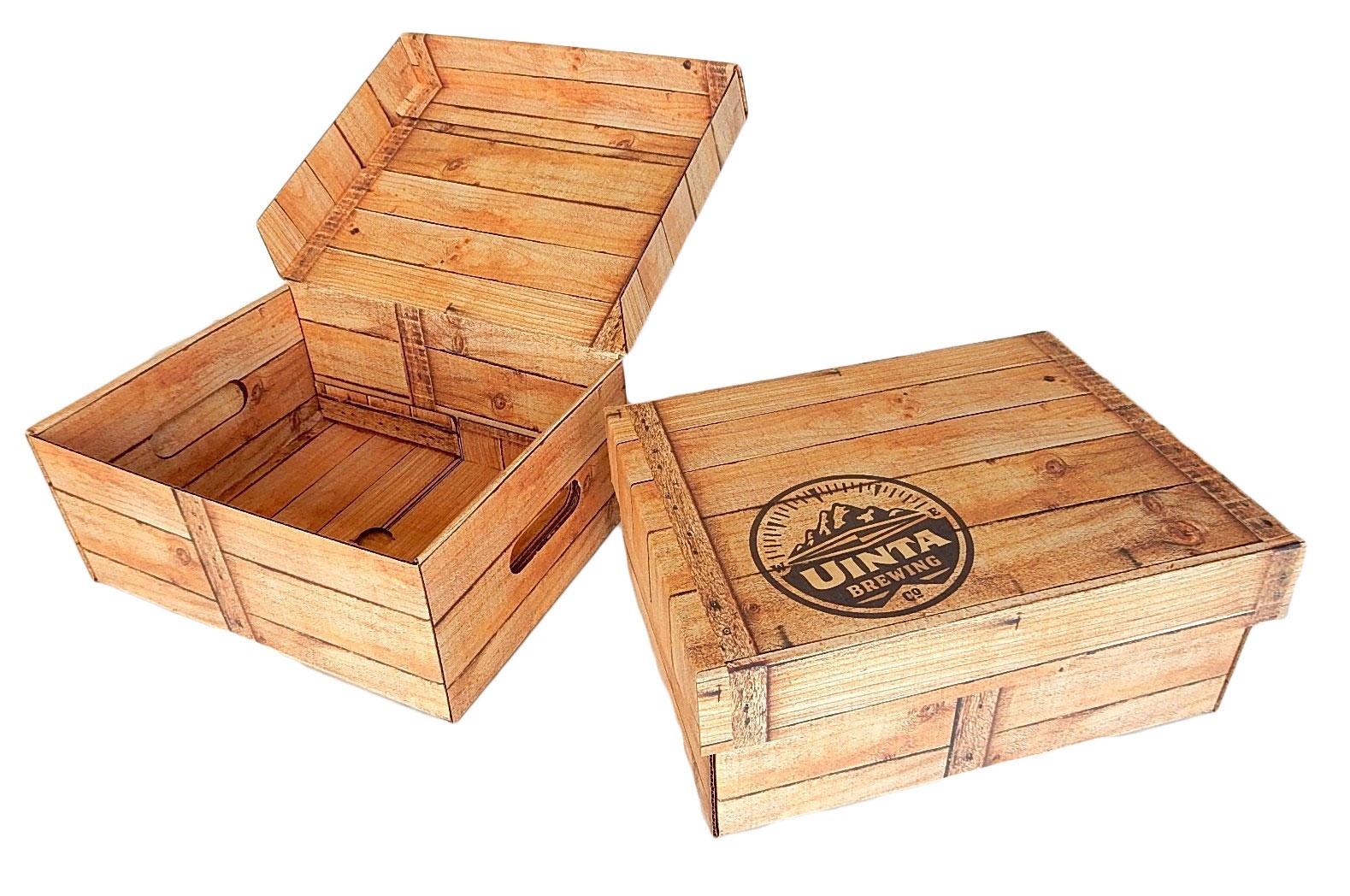 custom designed innovative packaging for uinta brewing promo box