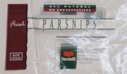 parsnips bag